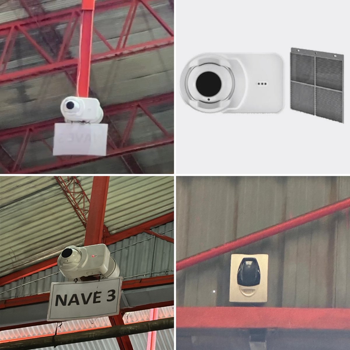 Barreras lineales de deteccion de humo senalizadas por nave